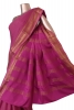 Pure Checks Butta Zari Mysore Crepe Silk Saree